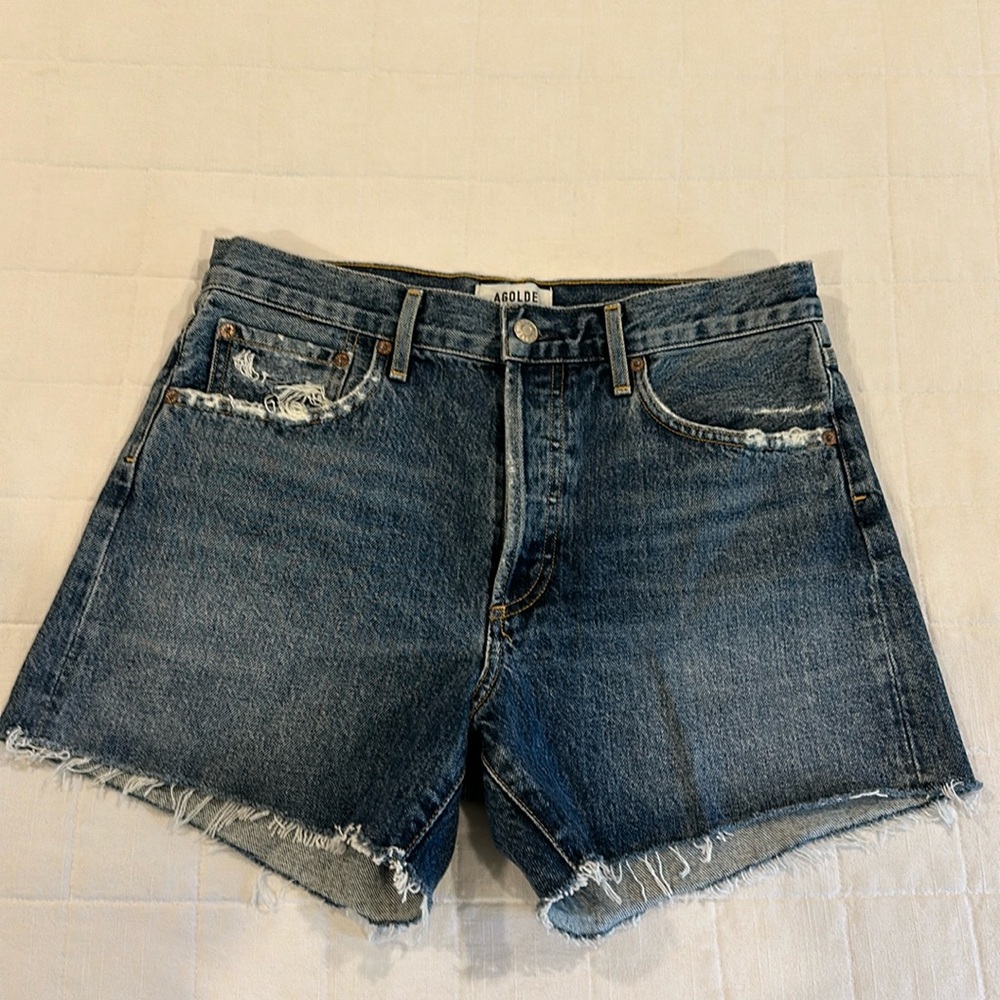AGOLDE Reese Denim Short
